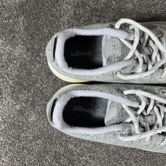 Allbirds WRM Wool Runners Mizzel Men’s Size 11 Gray Casual Athletic Shoes Used - Picture 9 of 11
